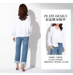 施悦名2019春季新款精品女装韩版气质时尚休闲百搭随性宽松长袖白衬衫女
