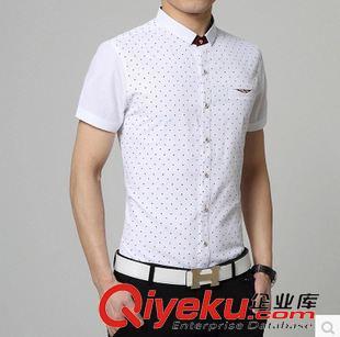 短 衬 衫 高品质主推夏装衬衣男士韩版修身三角形图案短袖衬衫 厂家直销图片|短 衬 衫 高品质主推夏装衬衣男士韩版修身三角形图案短袖衬衫 厂家直销产品图片由深圳市南山区欧芭服饰商行公司生产提供-